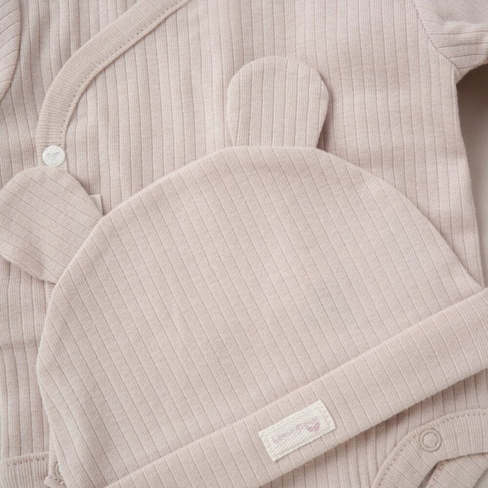 3 Piece Organic Baby Gift Set - Sand HomeGrown Baby