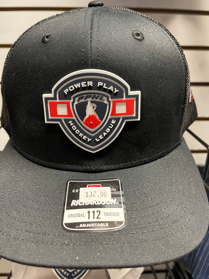 PPHL Richardson NAVY Hat with Rubber Patch Logo *TS