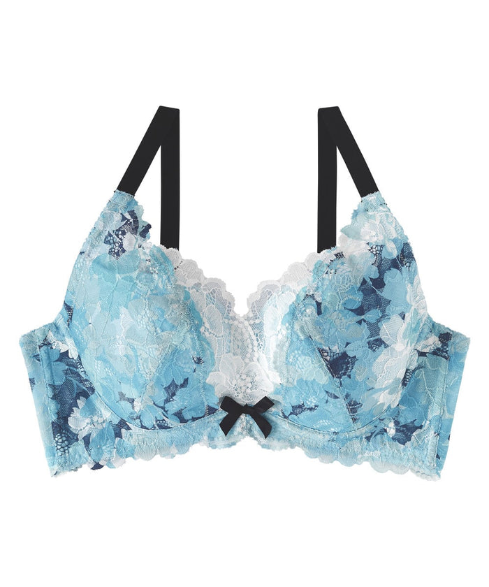 Admirer Flower Side Support Lace Push-Up Bra (F-G-H Cup)