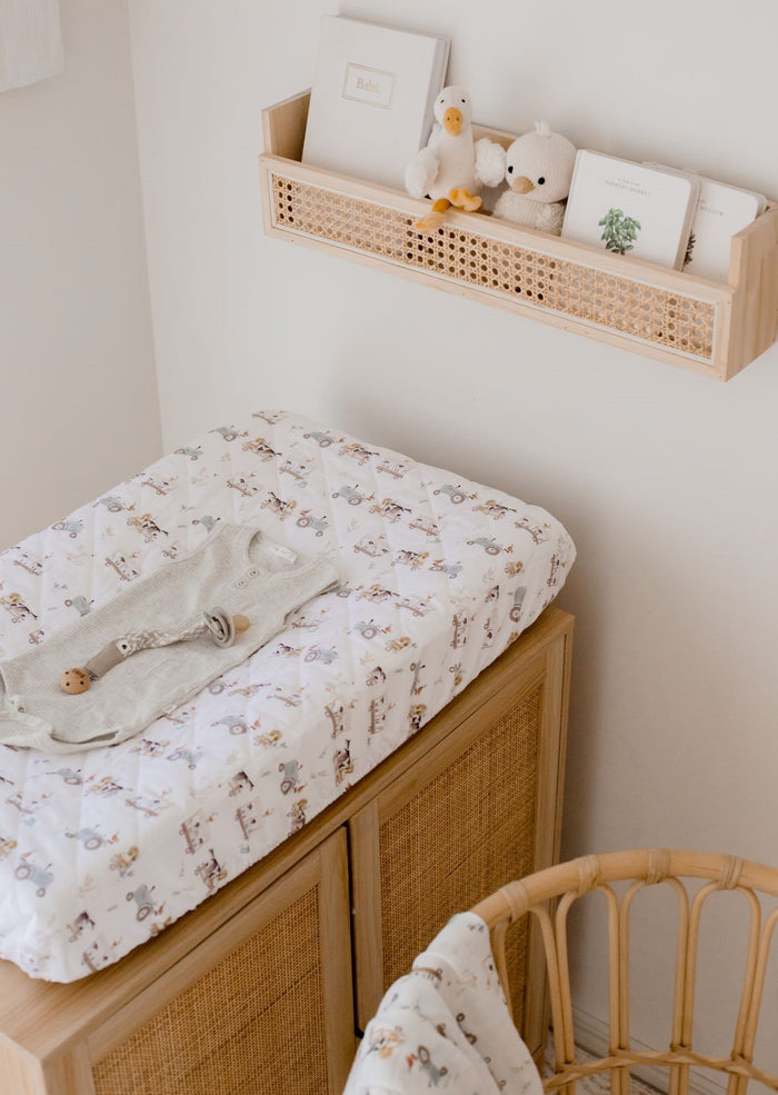 Bambella Waterproof Bassinet Sheet | Oakwood Farm