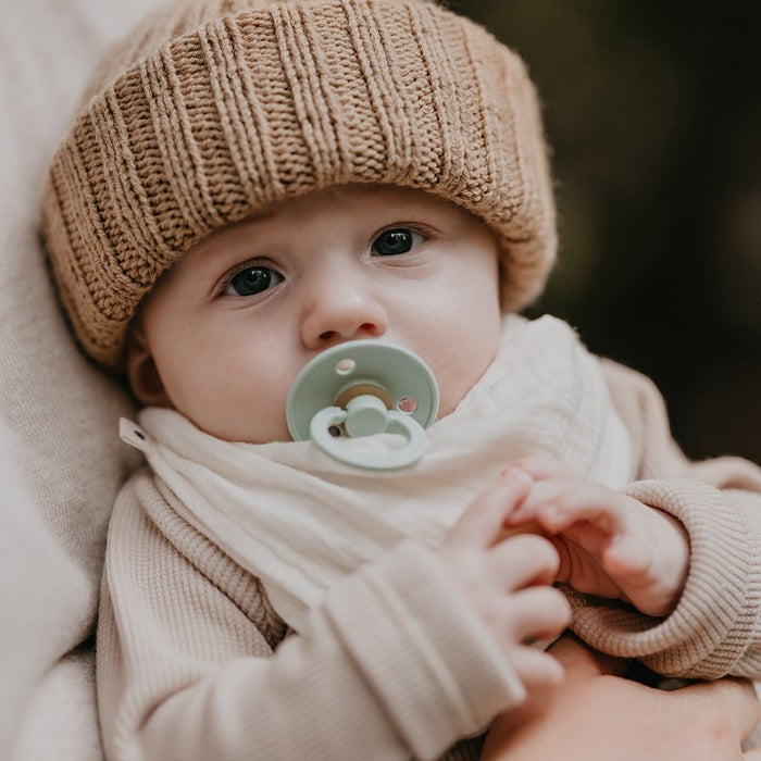 BIBS Organic Muslin Cotton Bandana Bib - Ivory