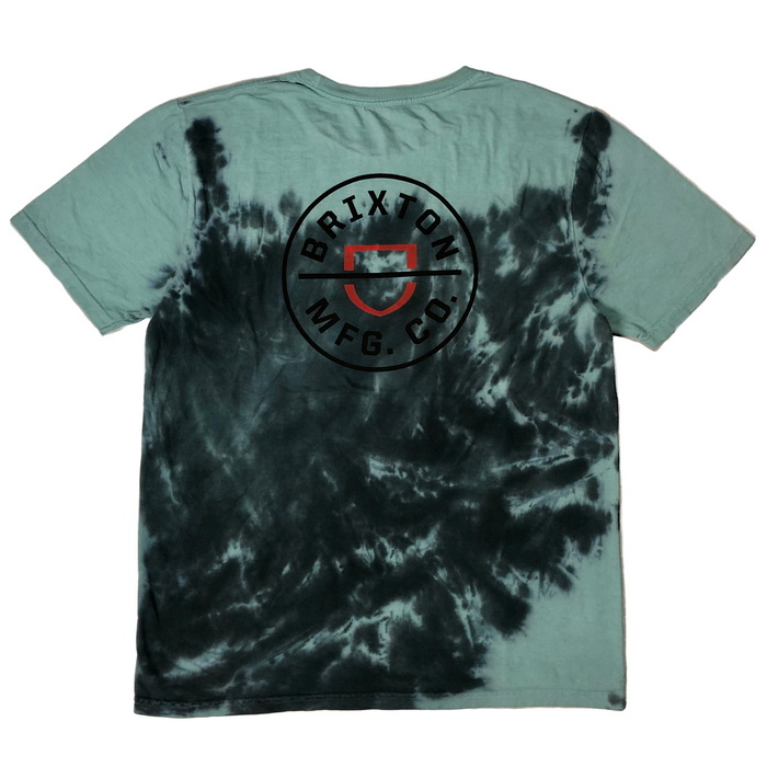Brixton Crest II S/S Teal/ Black Cloud Wash