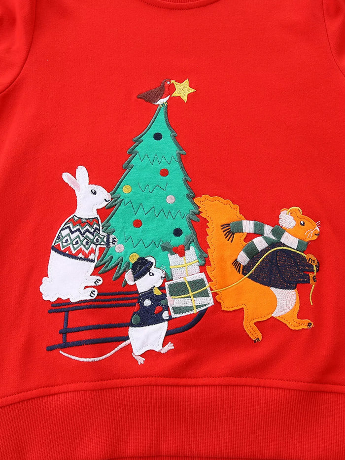Children's Christmas Tree Crewneck Sweatshirt
