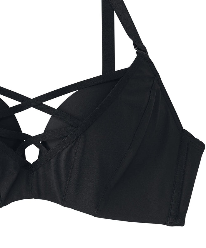 Chomori Cross String Wireless Maximum Boost Bra