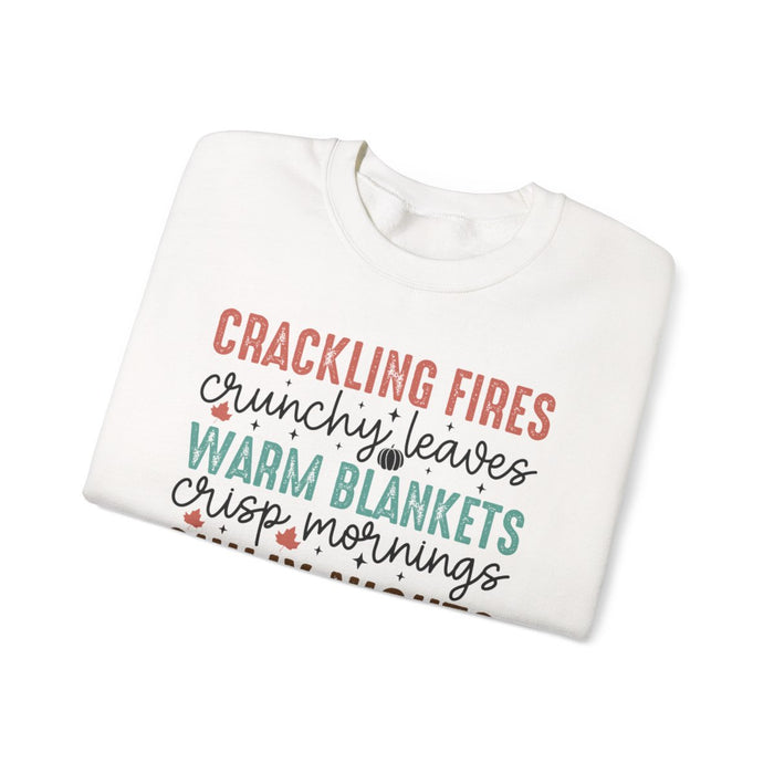Crackling Fires Crunchy Leaves Sweatshirt - funny sweatshirt by Cheeky Business
