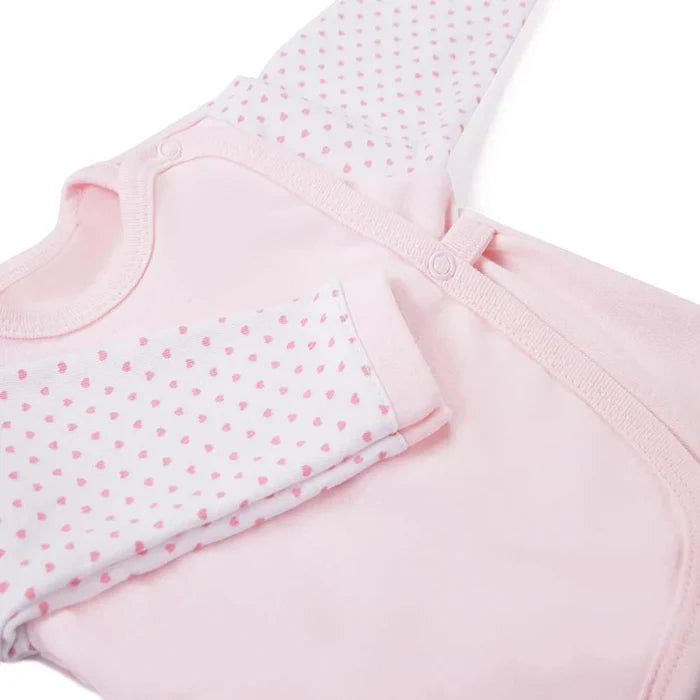 Early Baby Wraparound Top, Pink Top / T-shirt EEVI