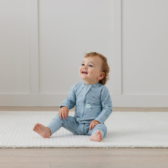ergoPouch Layer | Long Sleeve Zip Bodysuit 1.0 TOG - Dragonflies