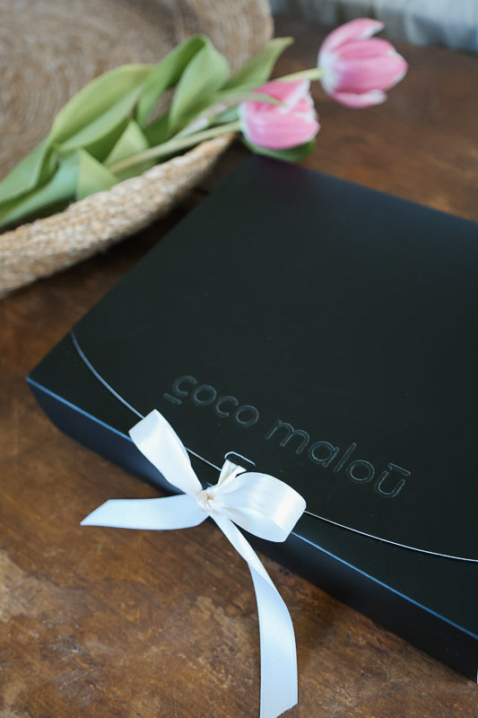 hochwertige Geschenkverpackung für Frau oder Freundin: Dessous von Coco Malou