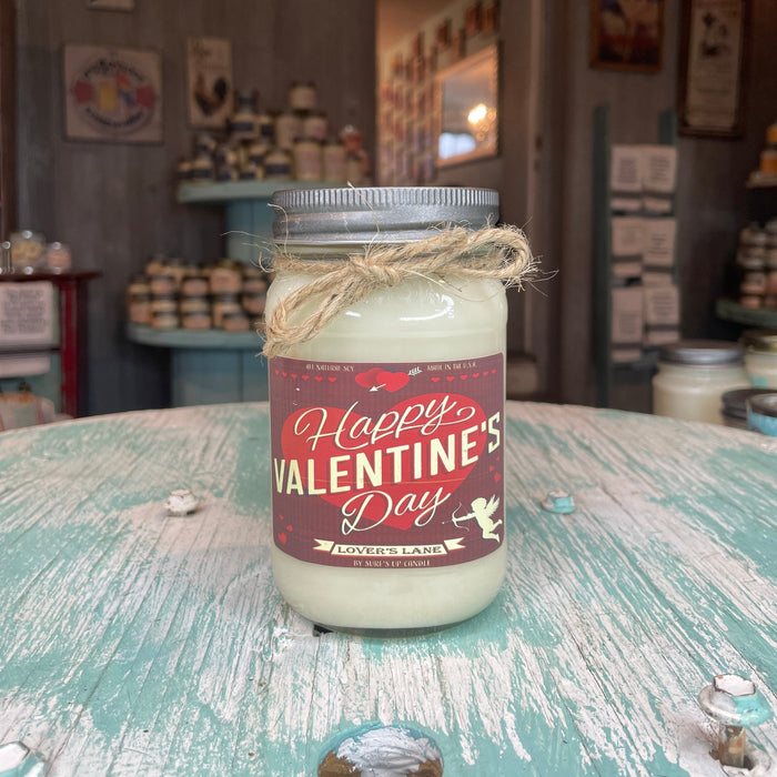 Happy Valentine's Mason Jar Candle Trio - Valentine's Day Collection