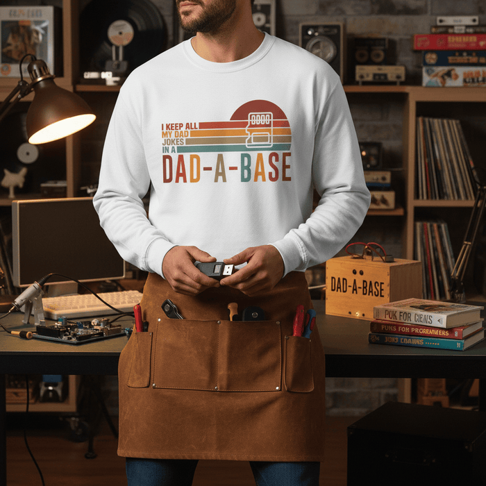 dad-a-base sweatshirt gift idea multiple colour options