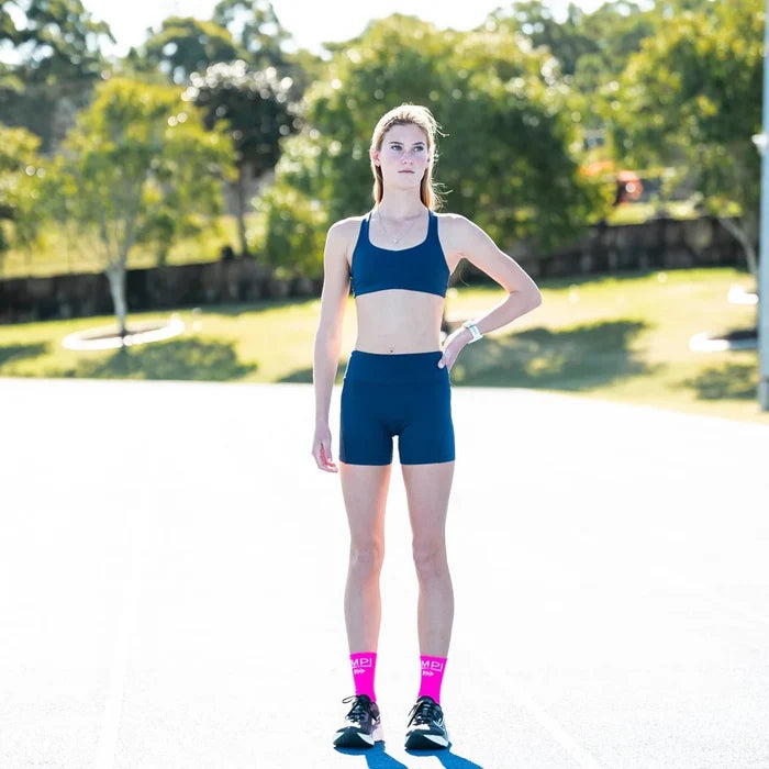 girls navy bike shorts