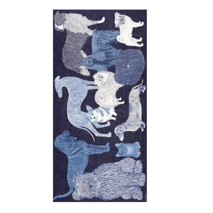 Scarf Toutou, Navy Eleish Van Breems Home