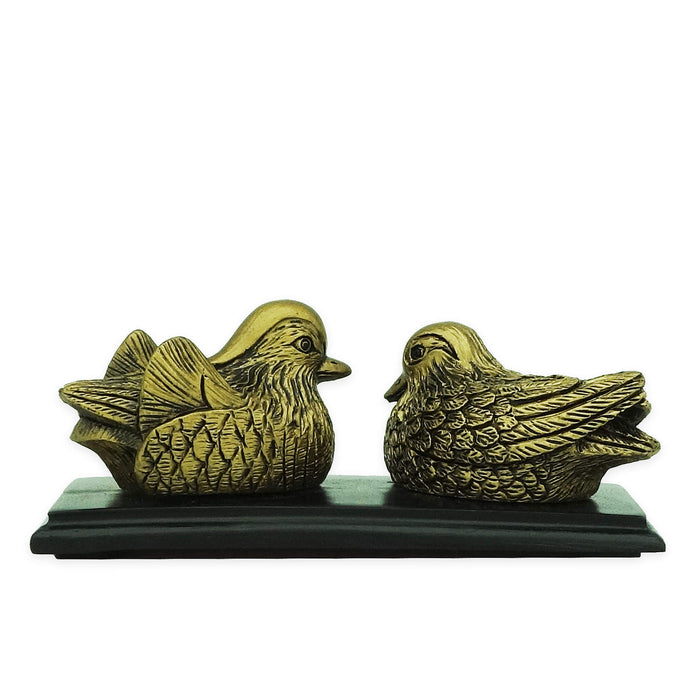 Mandarin Ducks on Stand