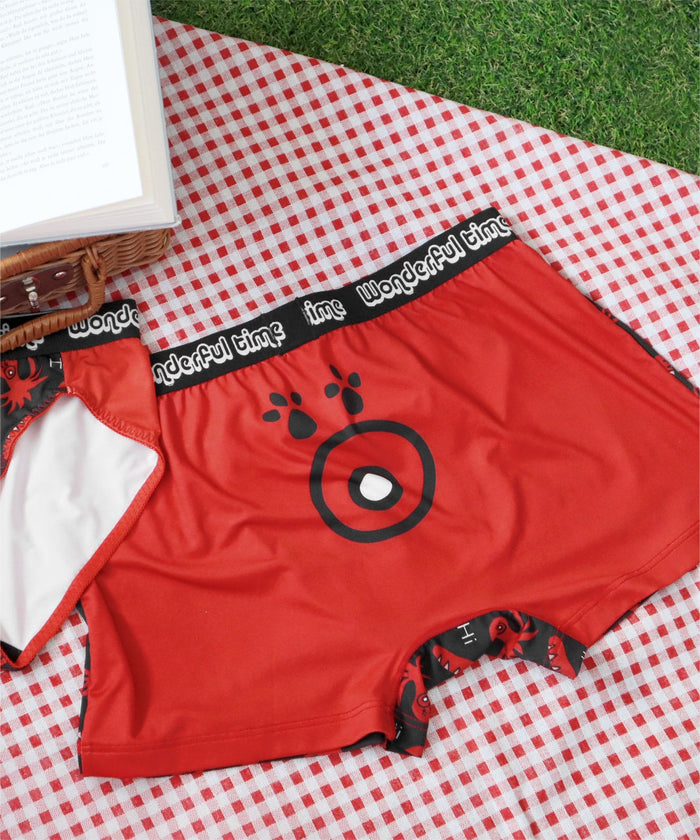 Octopus Sausage Print Boxer (Men's)