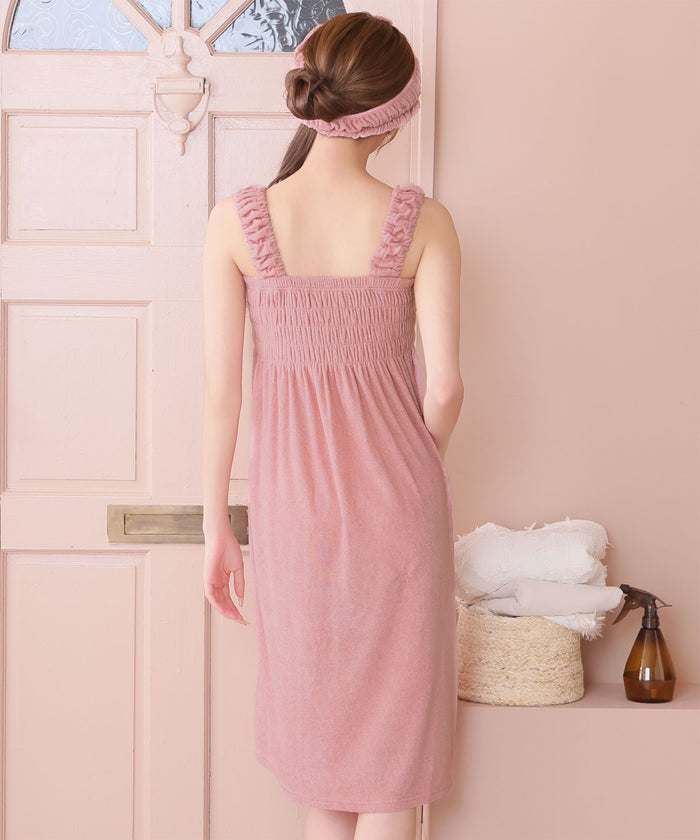 Pile Dress with Hair Band