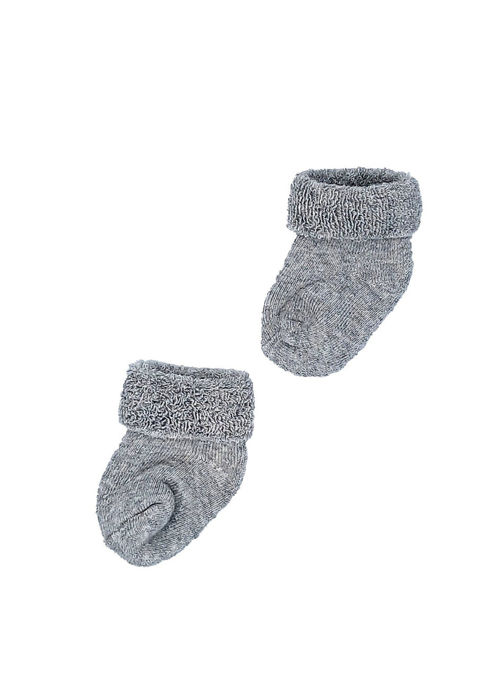 Grey Stay-on Towelling Premature Baby Socks Socks Little Mouse Baby Clothing & Gifts