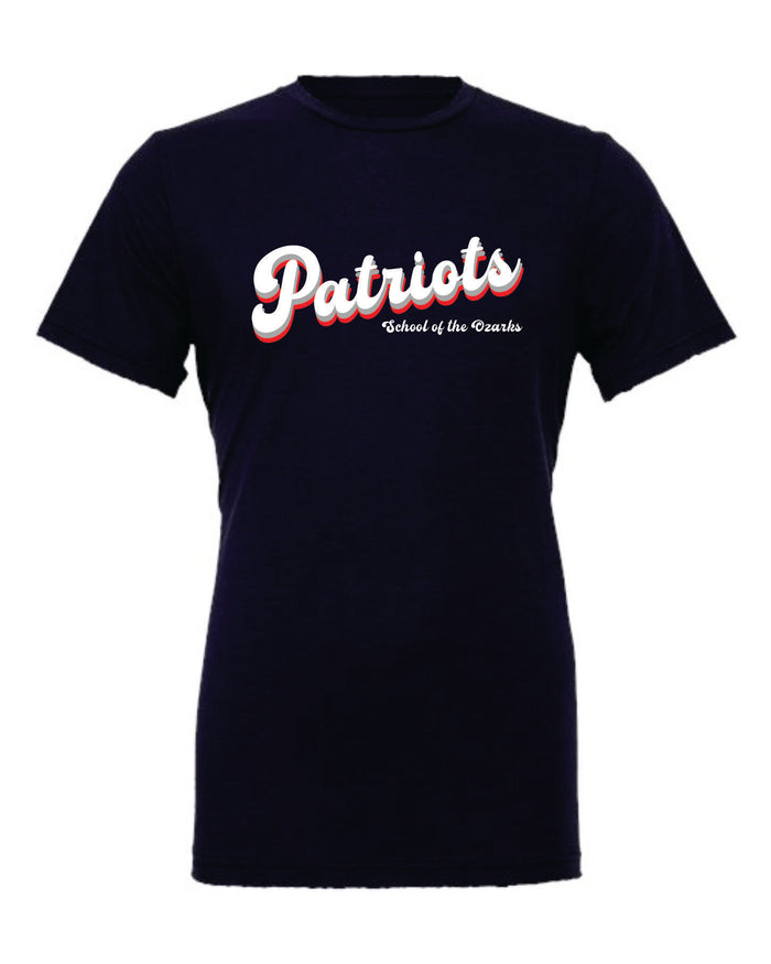 Short Sleeve Retro Patriots tee