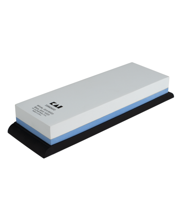 Shun Combo Whetstone w/Rubber Base 1000/6000 Grit
