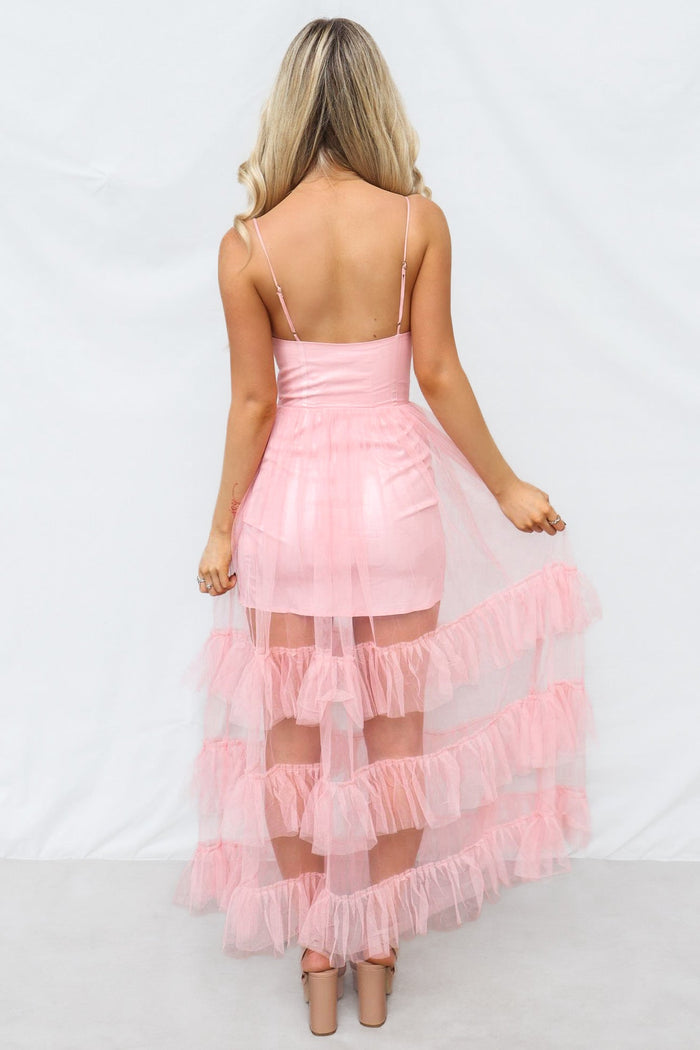 Sibyl Maxi Dress - Pink - Runway Goddess