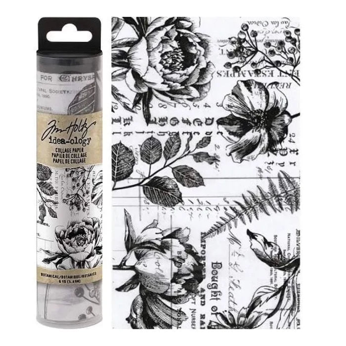 Tim Holtz Collage Paper Botanical