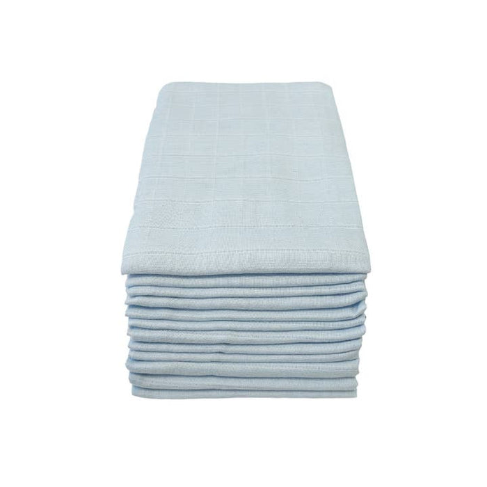 100% Pure Cotton Muslin - 70cm x 70cm - Pale Blue Muslin Muslinz