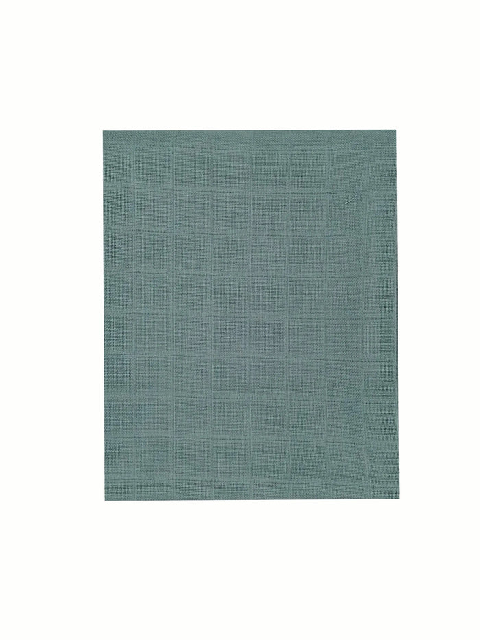100% Pure Cotton Muslin - 70cm x 70cm - Teal Muslin Muslinz