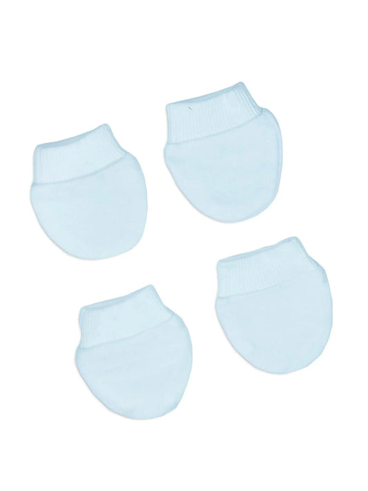 2 Pack Premature Baby Scratch Mitts - Blue Scratch Mitts Tiny Baby