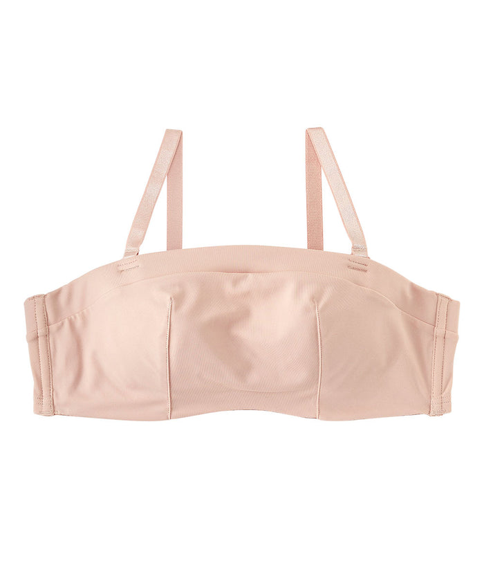 2-Way Cleavage Cover Strapless Side Support Push-Up Bra