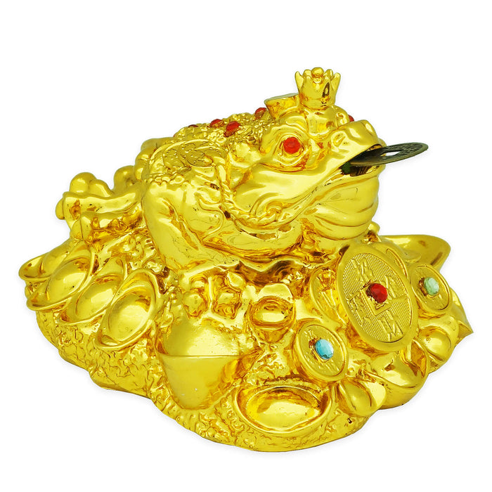 6" Imperial Golden King Money Frog (XL)