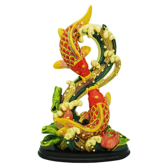 8-SHAPE Double Carps for Wealth and Prosperity