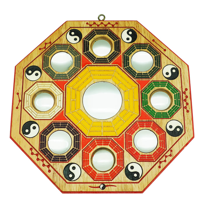8.9" - 9 Mirrored Bagua of Early Heaven (XXL)