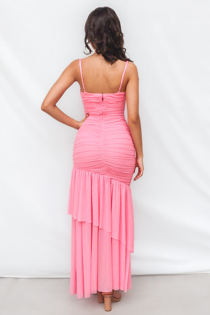 Addy Maxi Dress - Pink - Runway Goddess