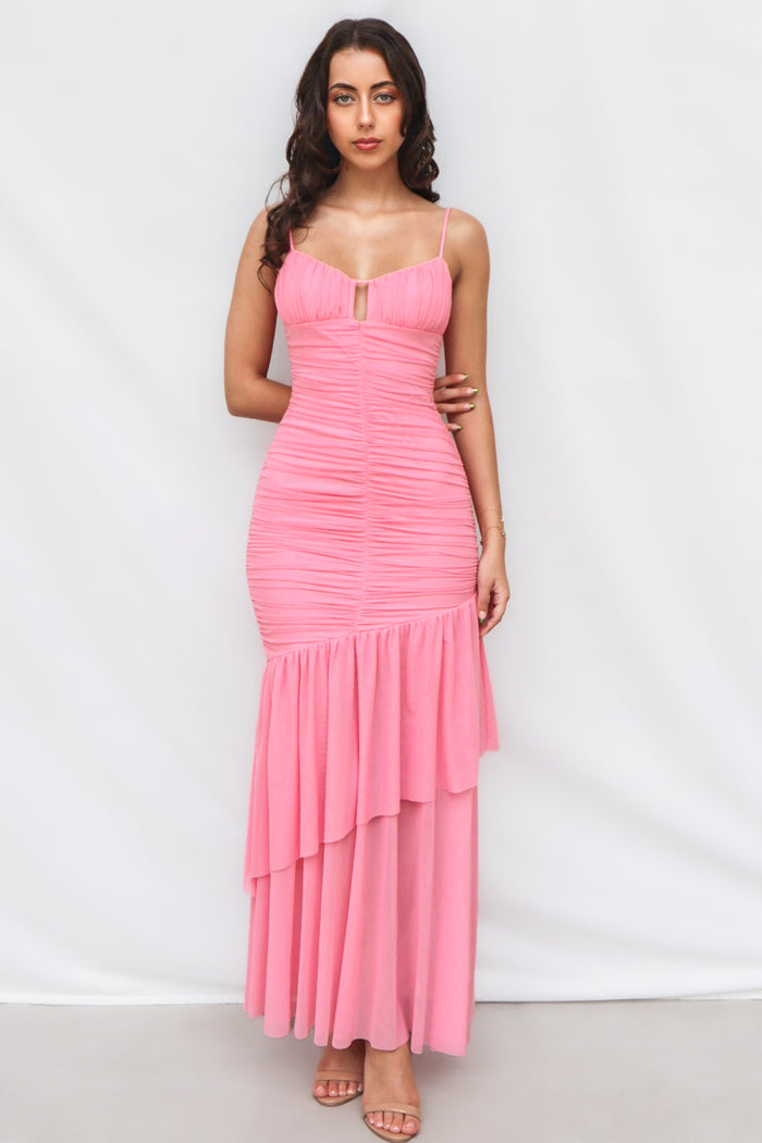Addy Maxi Dress - Pink - Runway Goddess