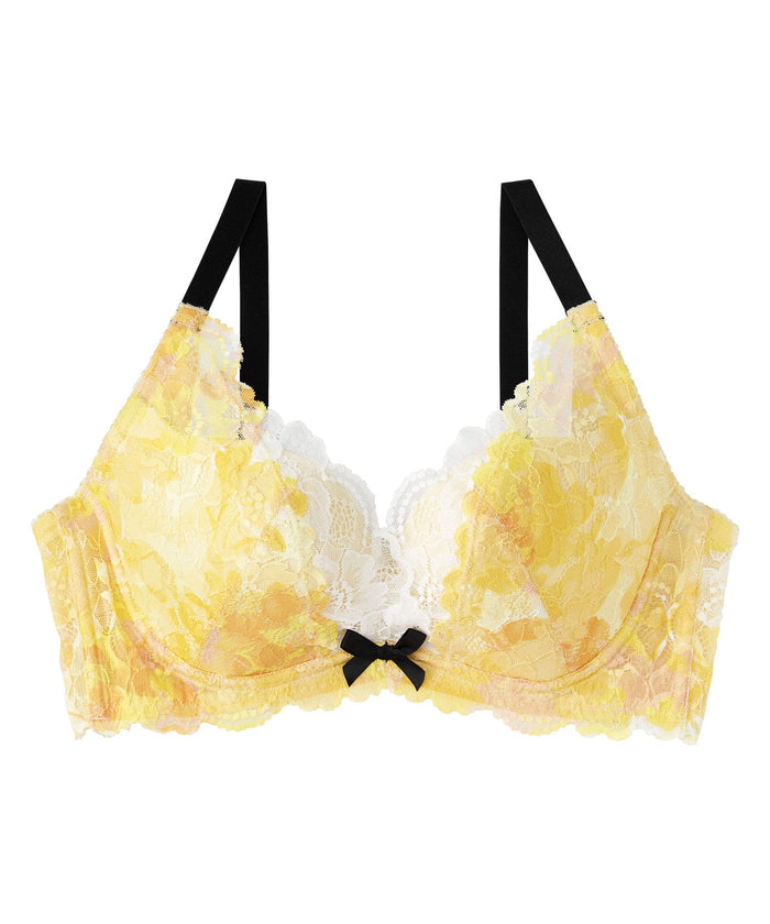 Admirer Flower Side Support Lace Push-Up Bra (F-G-H Cup)