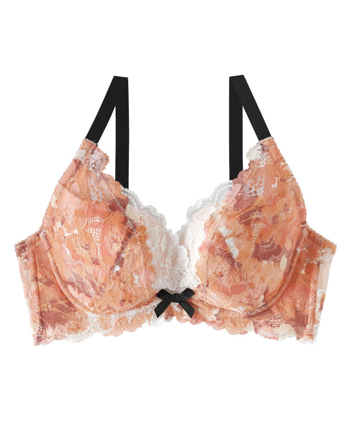 Admirer Flower Side Support Lace Push-Up Bra (F-G-H Cup)