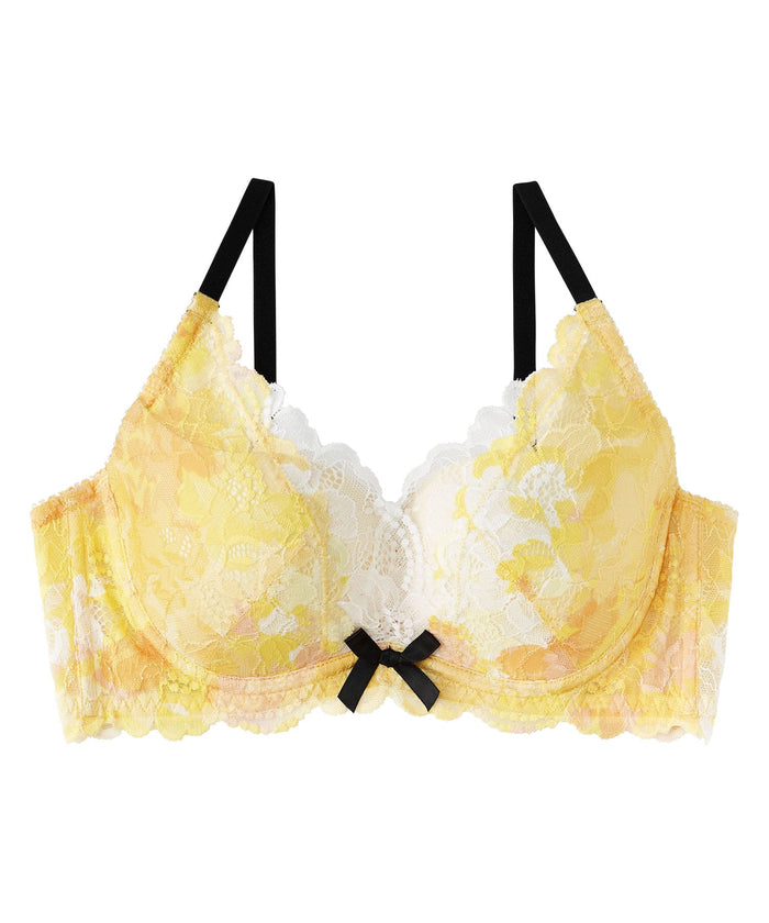 Admirer Flower Side Support Lace Push-Up Bra