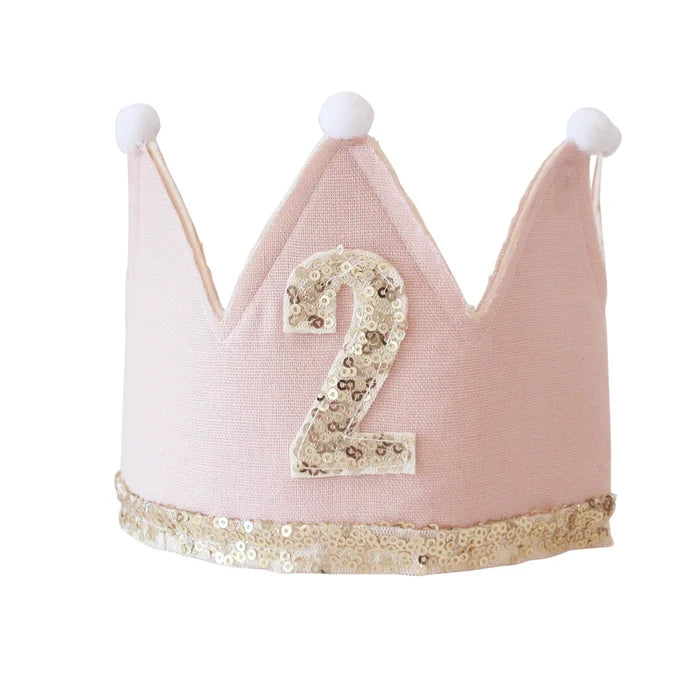 Alimrose 2nd Birthday Crown - Pink