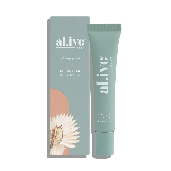 al.ive body Lip Butter - Sheer Lime