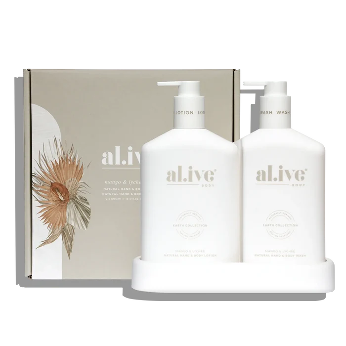 al.ive Body Mango & Lychee Wash & Lotion Duo