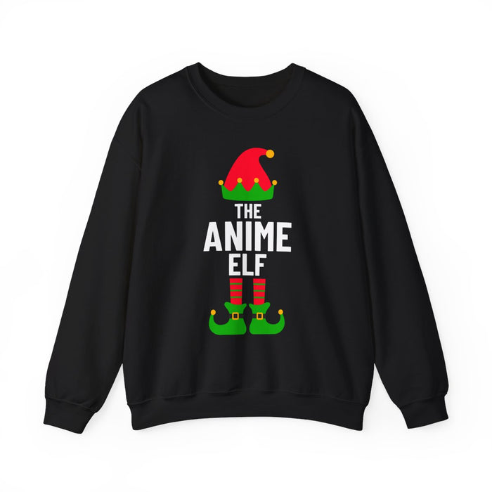 Anime Elf Christmas Sweatshirt - funny sweatshirt by Cheeky Business