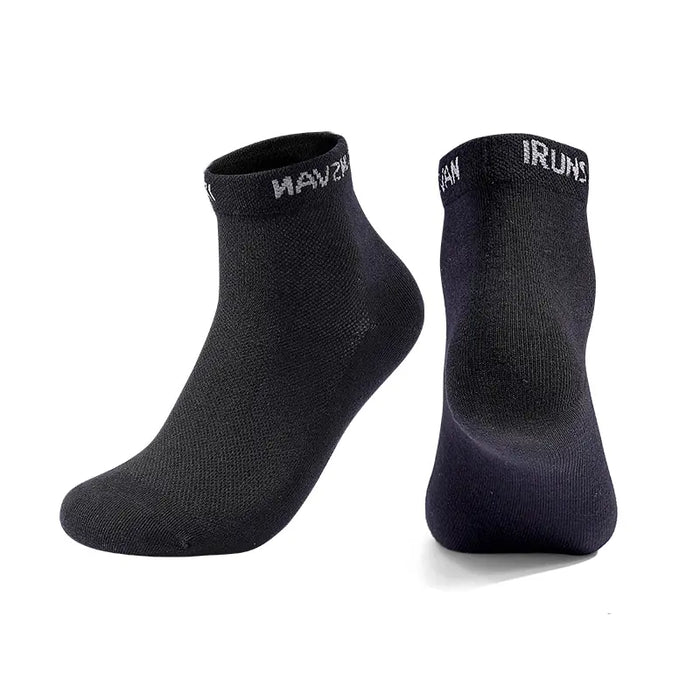 IRUNSVAN breathable cushioned long distance running socks
