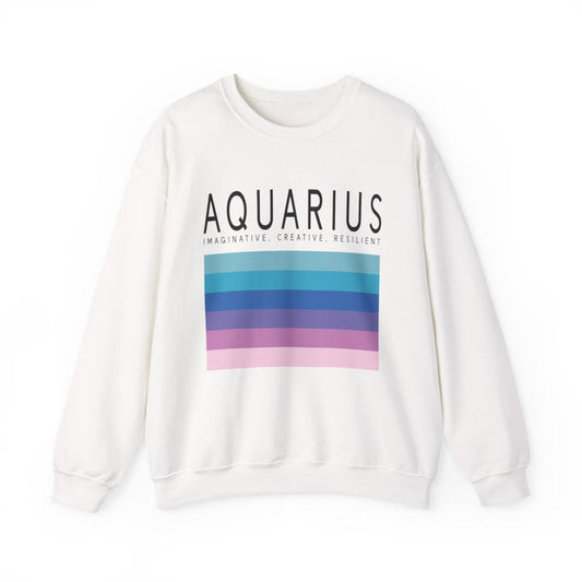 Aquarius Zodiac Sign Sweatshirt - funny sweatshirt by Cheeky Business
