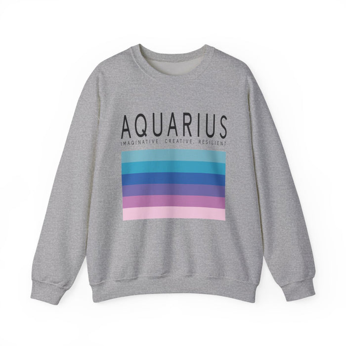 Aquarius Zodiac Sign Sweatshirt - funny sweatshirt by Cheeky Business