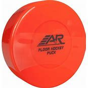 A&R - Orange Floor Hockey Puck