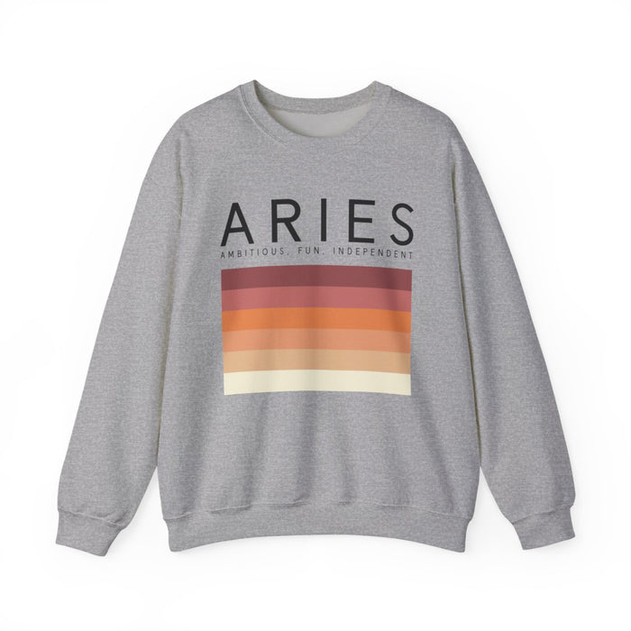 Aries Zodiac Sign Adult Sweatshirt - funny sweatshirt by Cheeky Business