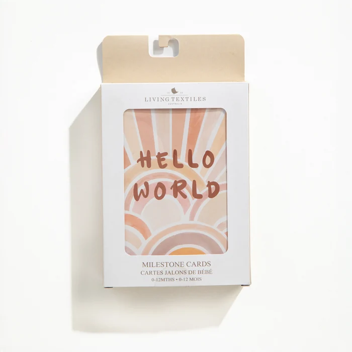 Baby Milestone Cards Set - Bohemian Bliss