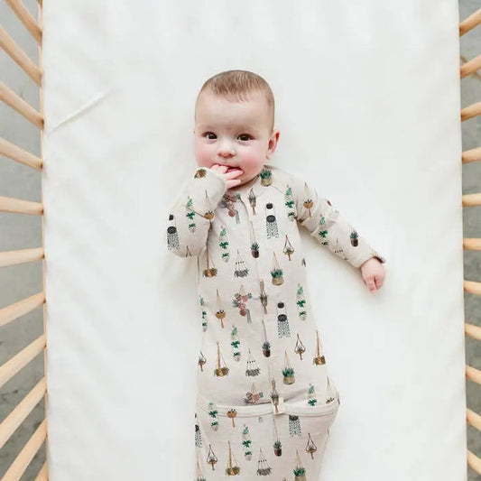 Baby Sleeping Bag / Gown - Plant Macrame Sleeping Bag Goumikids