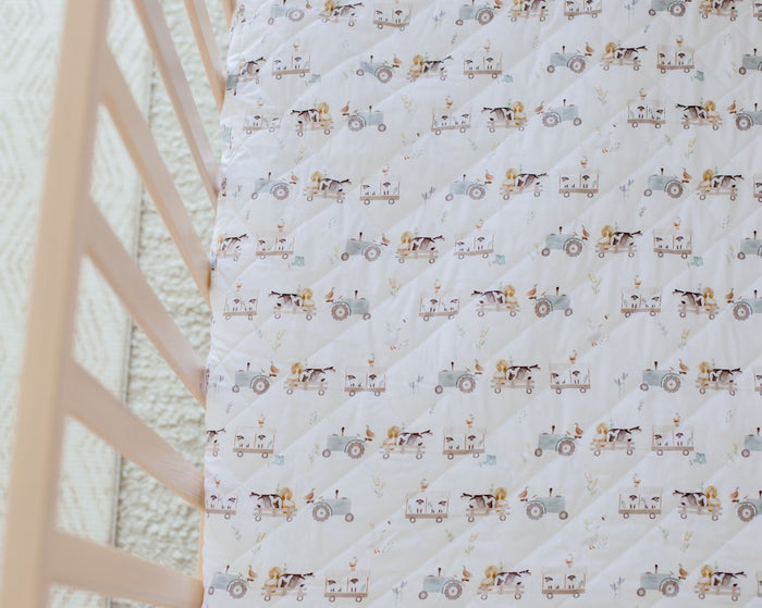 Bambella 2-in-1 Waterproof Cot Sheet & Mattress Protector | Oakwood Farm