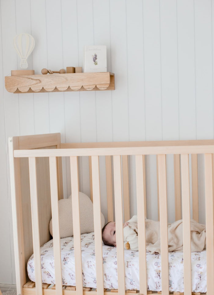 Bambella 2-in-1 Waterproof Cot Sheet & Mattress Protector | Oakwood Farm