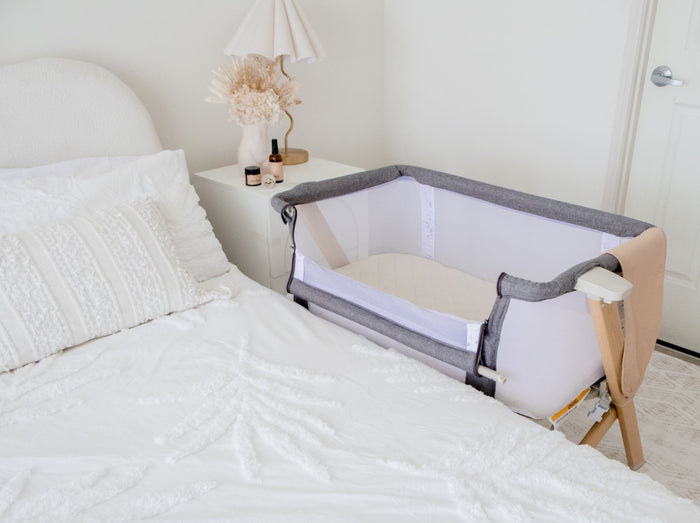 Bambella Co-Sleeper Fitted Waterproof Sheet | Oat